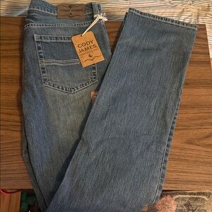 Cody James Men’s Stackable Straight Blue Denim Jeans